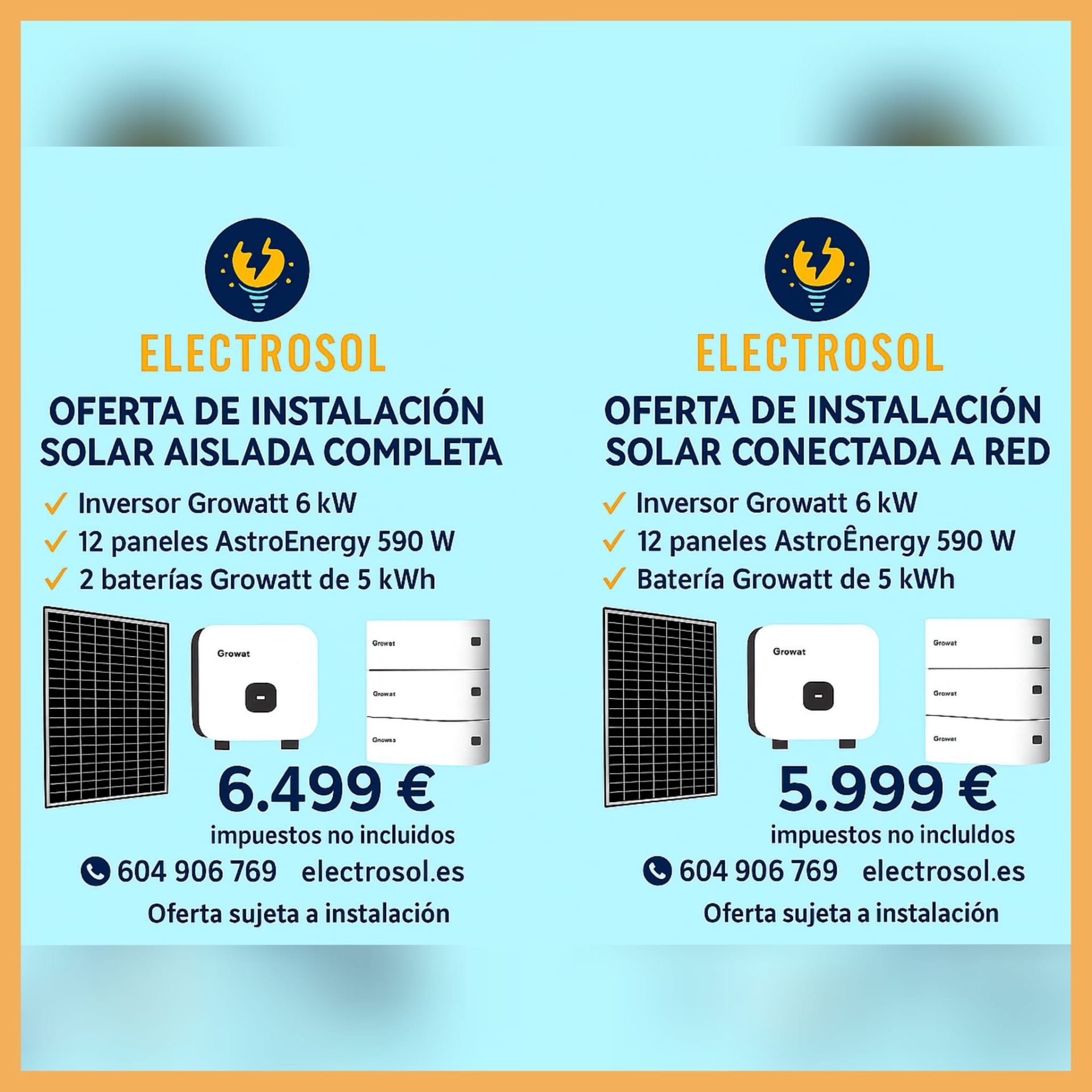 Oferta energía solar
